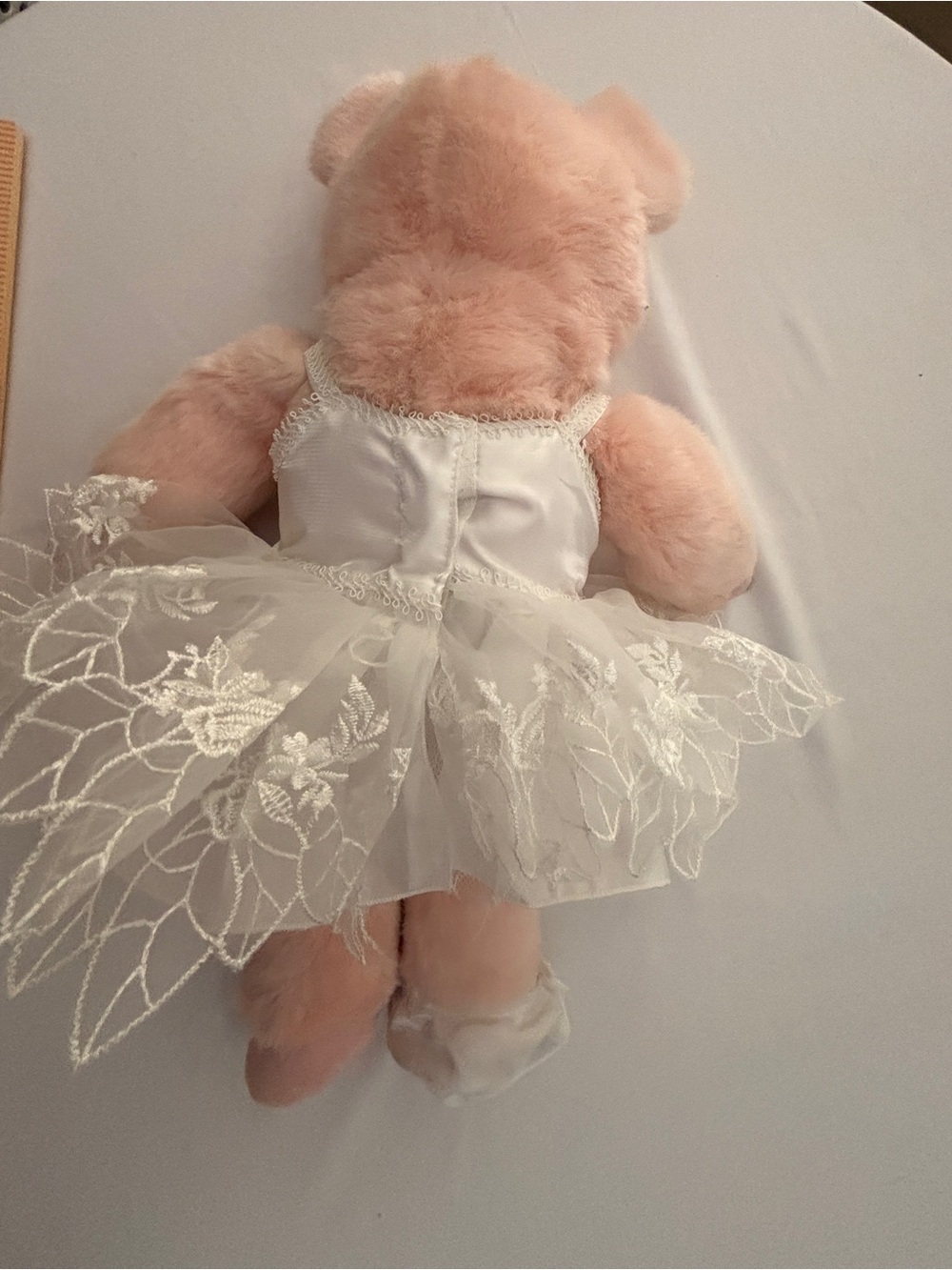 Build-A-Bear Pink Plush Piglet in White Ballet Tutu Dress with Slippers - Picture 6 of 13